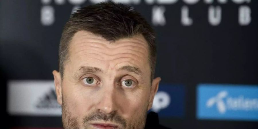 Trainer Eirik Horneland blieb mit Rosenborg BK an den ersten fünf Spieltagen ohne Sieg. Foto: Ole Martin Wold/NTB scanpix/AP