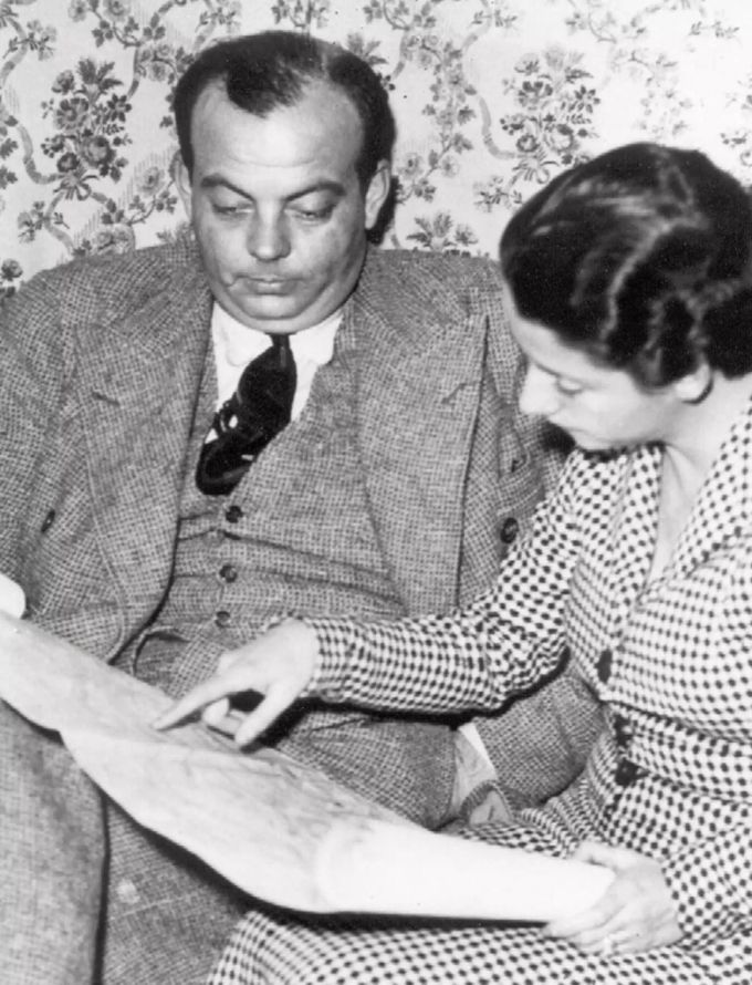 Autor Antoine de Saint-Exupery mit seiner Frau Consuelo, ca 1936 saint der kleine prinz
