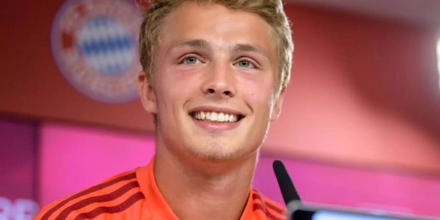 Hat bislang einen guten Eindruck gemacht: Fiete Arp mit dem FC Bayern München auf USA-Reise. Foto: Matthias Balk