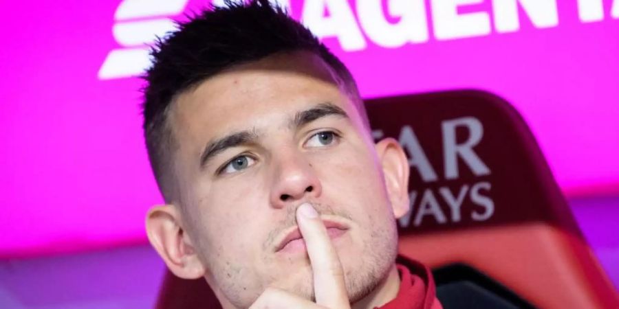 Bayern-Münchens Lucas Hernandez war mit 80 Millionen Euro von Atlético Madrid der teuerste deutsche Sommer-Einkauf. Foto: Matthias Balk