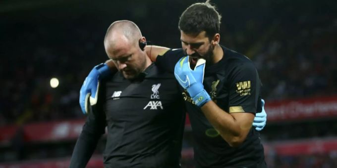 Alisson Becker fällt bis Mitte Oktober aus. alisson becker