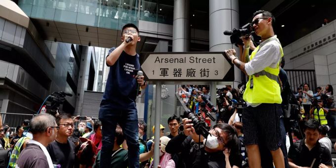 Joshua Wong ist ein Gesicht der Bewegung, aber ist er auch ihr Anführer? Hong Kong Protests