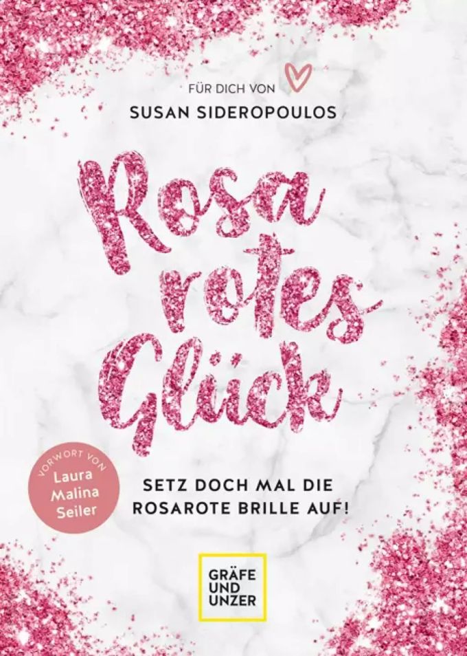 In ihrem Buch «Rosarotes Glück: Setz doch mal die rosarote Brille auf!» spricht Susan Sideropoulos über ihre Lebenskrise. Susan Sideropoulos