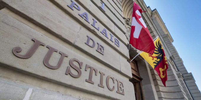 Der Justizpalast in Genf. gericht genf
