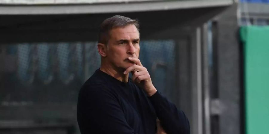 Will mit Deutschlands U21 gegen Rumänien das EM-Weiterkommen klar machen: Stefan Kuntz. Foto: Arne Dedert/dpa