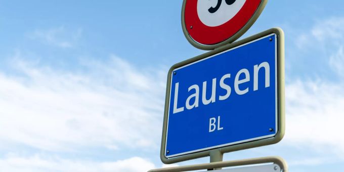 Ortsschild Lausen - Lausen Ortsschild Lausen - Lausen