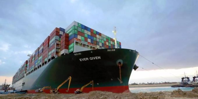 Das Containerschiff «Ever Given» hat im Suezkanal tagelang die wichtige Schifffahrtsstrasse zwischen Asien und Europa blockiert. «Ever Given»