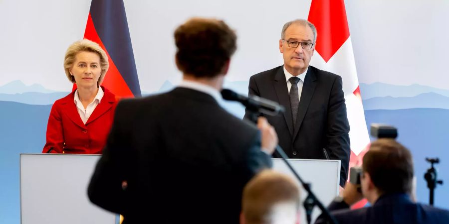 Von der Leyen Parmelin Rahmenabkommen