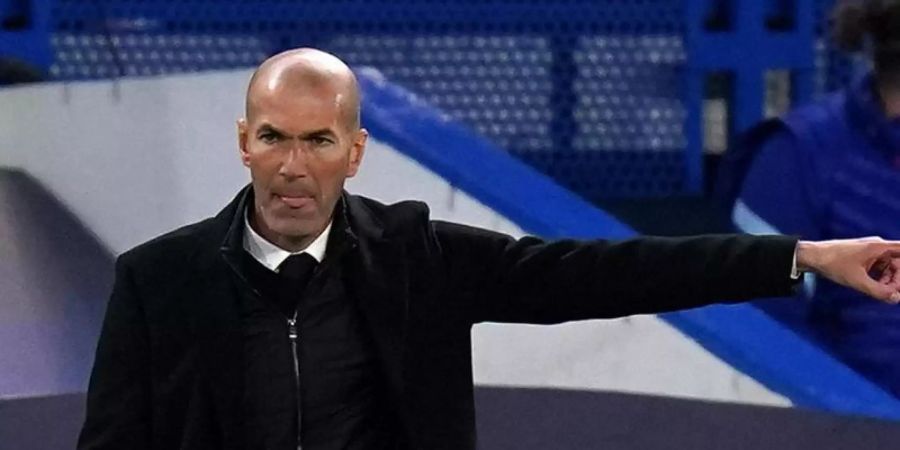 Real-Trainer Zinedine Zidane hat sich entschieden, seine zweite Amtszeit bei Real Madrid nicht mehr fortzusetzen. Foto: Adam Davy/PA Wire/dpa