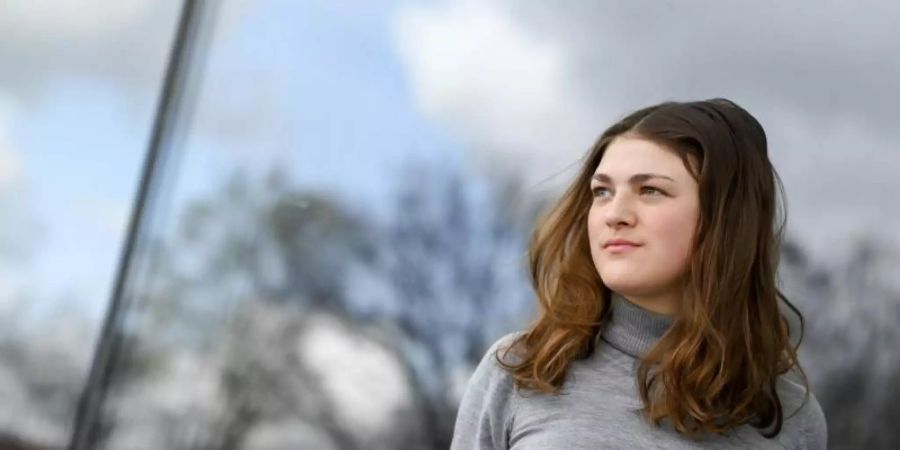 Auf dem Weg nach oben: Johanna Polley. Foto: Jens Kalaene/dpa-Zentralbild/dpa