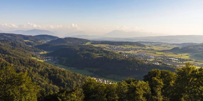 Landschaft in Affoltern am Albis. Landschaft in Affoltern am Albis.