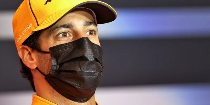Daniel Ricciardo aus Australien vom Team McLaren nimmt an einer Pressekonferenz vor dem Rennen in Imola teil. (Archivbild) Daniel Ricciardo