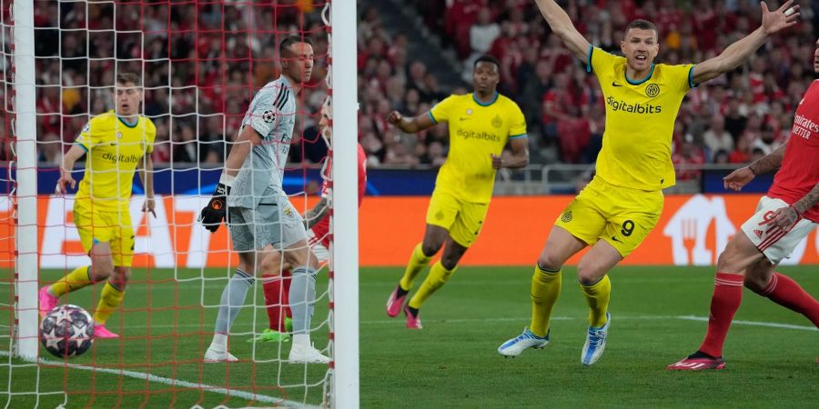 Inter setzte sich im Hinspiel bei Benfica mit 2:0 durch.