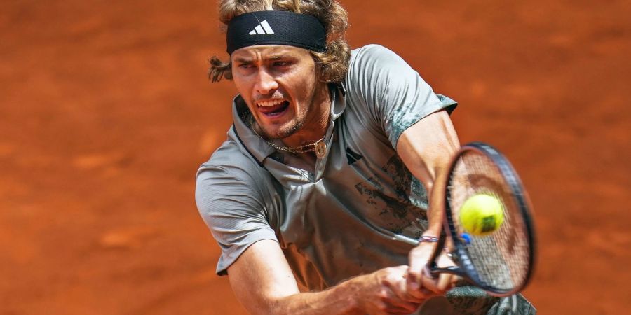 Alexander Zverev muss weiter auf seinen Auftritt in Rom warten.