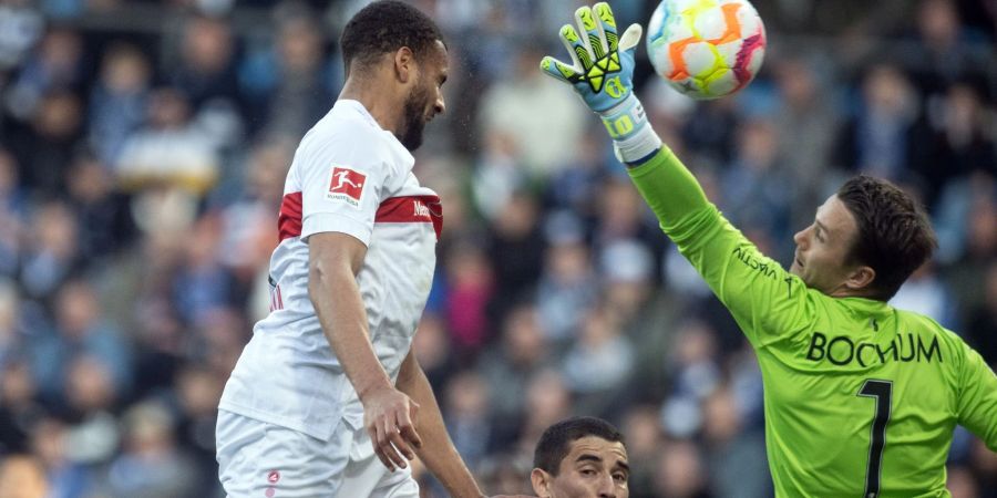 Bochums Torhüter Manuel Riemann war nach dem Spiel gegen Stuttgart mit Fans aneinandergeraten.