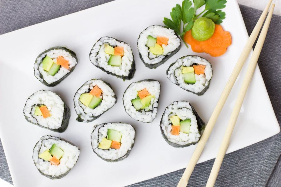 Sushi vegan