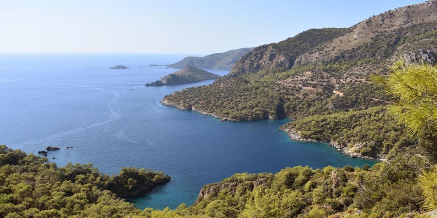 Wanderungen Aussicht Anstrengungen Öludeniz