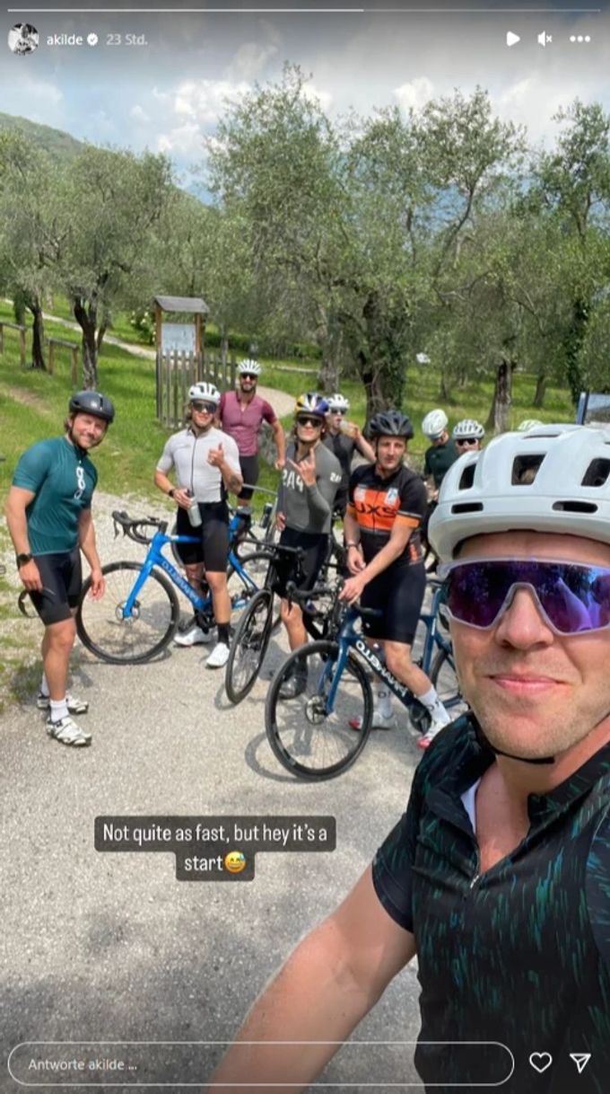 Ski-Star Aleksander Kilde hat das Radfieber gepackt. aleksander kilde
