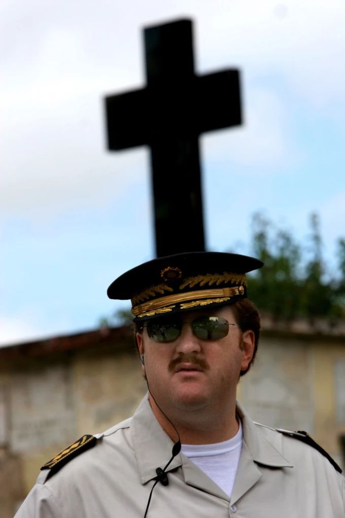 Sperisen als Chef der Nationalpolizei in Guatemala-Stadt. sperisen revision