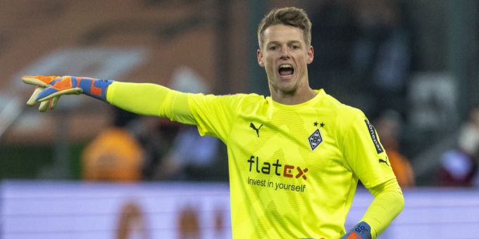 Jonas Omlin erlebt mit Borussia Mönchengladbach derzeit eine schwierige Phase. Jonas Omlin Gladbach