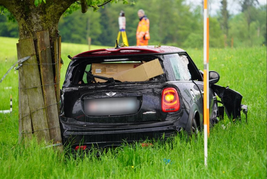 Der 30-jährige Schweizer verletzte sich bei dem Unfall.