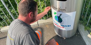 Jugendliche engagieren sich für Anti-Littering