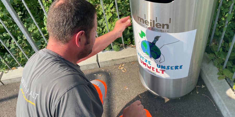 Jugendliche engagieren sich für Anti-Littering