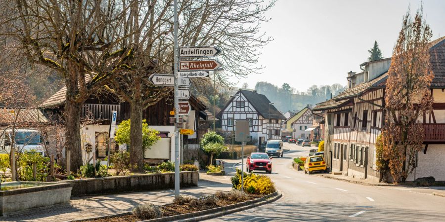 Die Gemeinde Flaach im Zürcher Weinland.