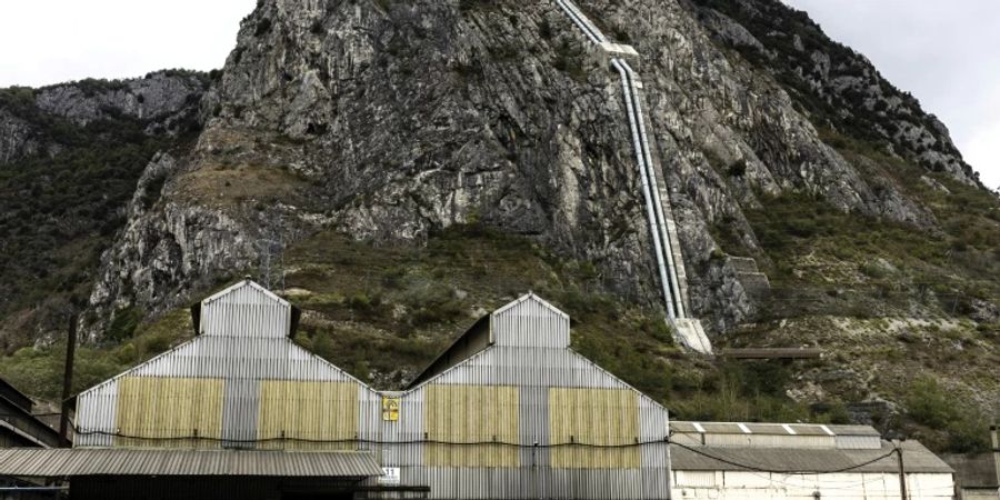 Wasserkraftwerk in Frankreich