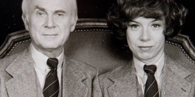 Vicco von Bülow und Evelyn Hamann. Vicco von Bülow und Evelyn Hamann.