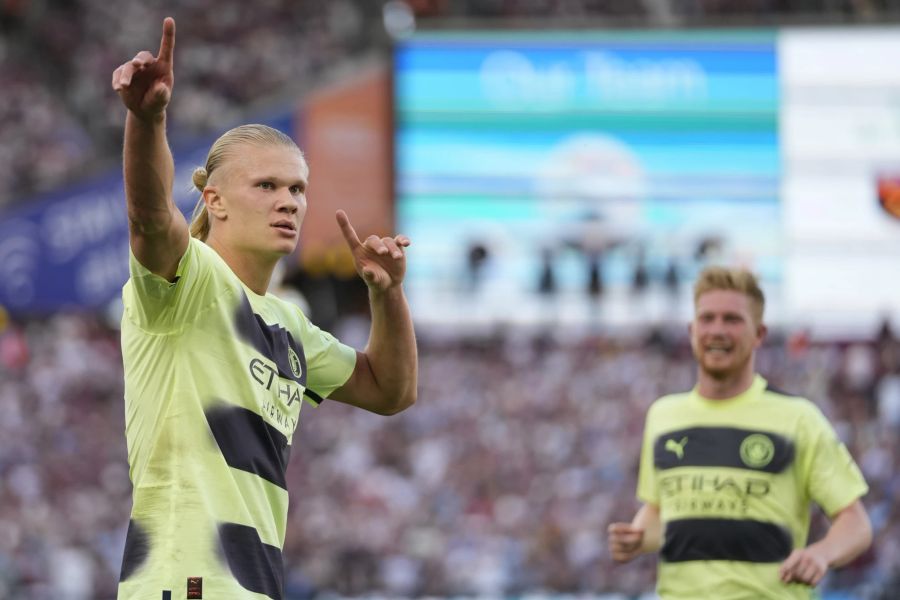 Der Norweger erzielt beim 2:0-Sieg beide Tore für sein Team.