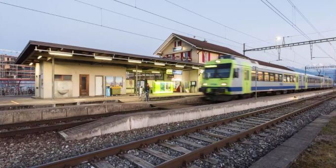 Der Bahnhof Steffisburg. (Symbolbild) Bahnhof Steffisburg