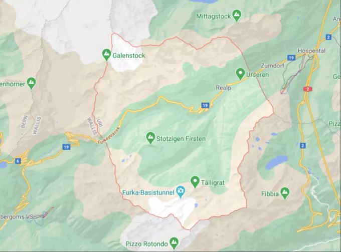 Die Gemeinde Realp am Fusse des Furkapasses. gemeinde realp