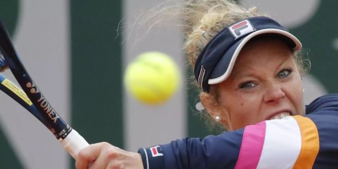 Will das Halbfinale der French Open erreichen: Laura Siegemund in Aktion. Foto: Christophe Ena/AP/dpa Will das Halbfinale der French Open erreichen: Laura Siegemund in Aktion. Foto: Christophe Ena/AP/dpa