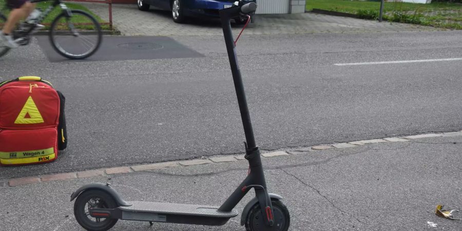 Schmerikon SG: Mit E-Scooter gestürzt und verletzt