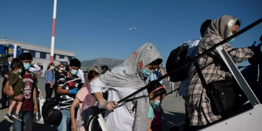 Flüchtlinge in Griechenland auf dem Weg nach Deutschland