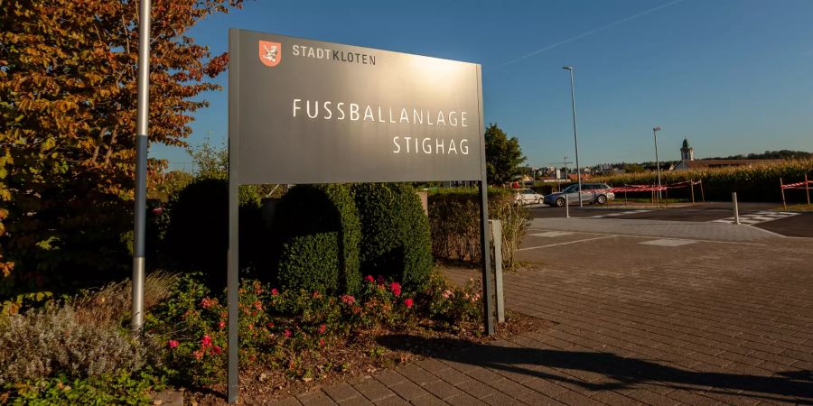 Die Fussballanlage Stighag in Kloten.