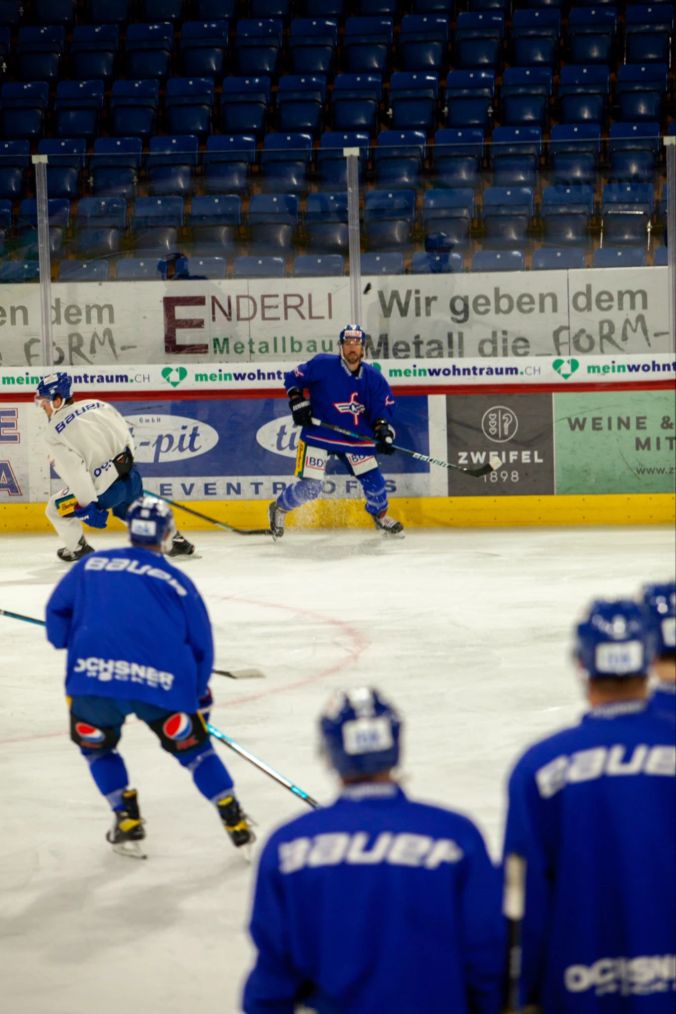Training des EHC Kloten