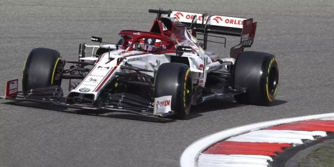 Kimi Räikkönen stellte in der Eifel einen Rekord auf. Foto: Matthias Schrader/AP Pool/dpa Kimi Räikkönen stellte in der Eifel einen Rekord auf. Foto: Matthias Schrader/AP Pool/dpa