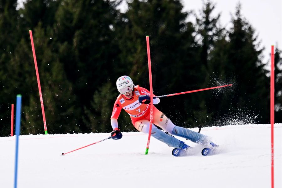 Michelle Gisin Slalom Saalbach