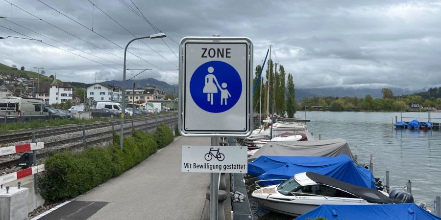 Fussgängerzone Verkehrsschild