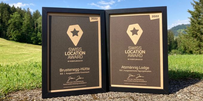 Brustenegg-Hütte gehört offiziell zu den schönsten Eventräumen der Schweiz und die Atzmännig Lodge zu den besten Tageslocations. Sportbahnen Atzmännig AG