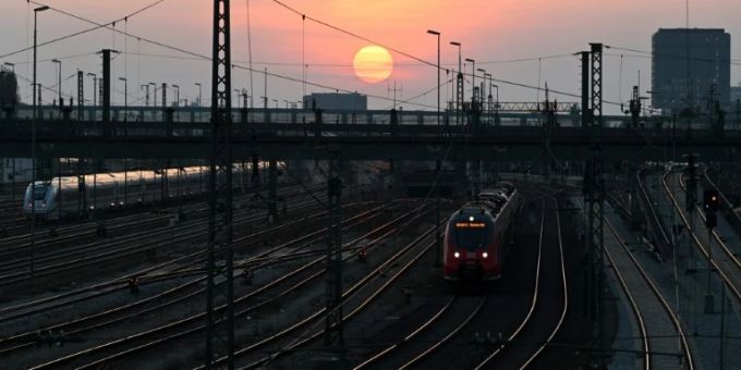 Regionalzug in München Regionalzug in München