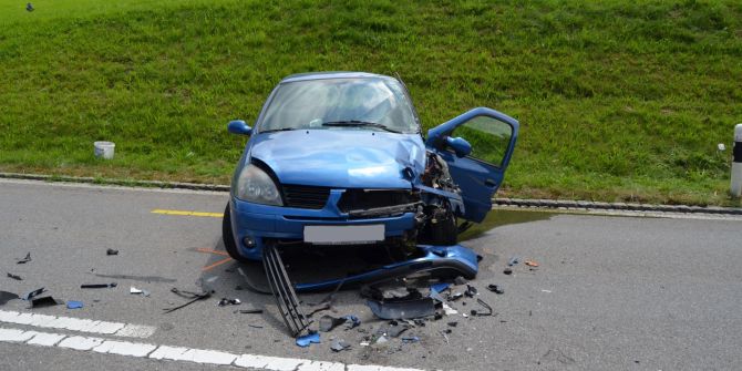 Verkehrsunfall in Hundwil