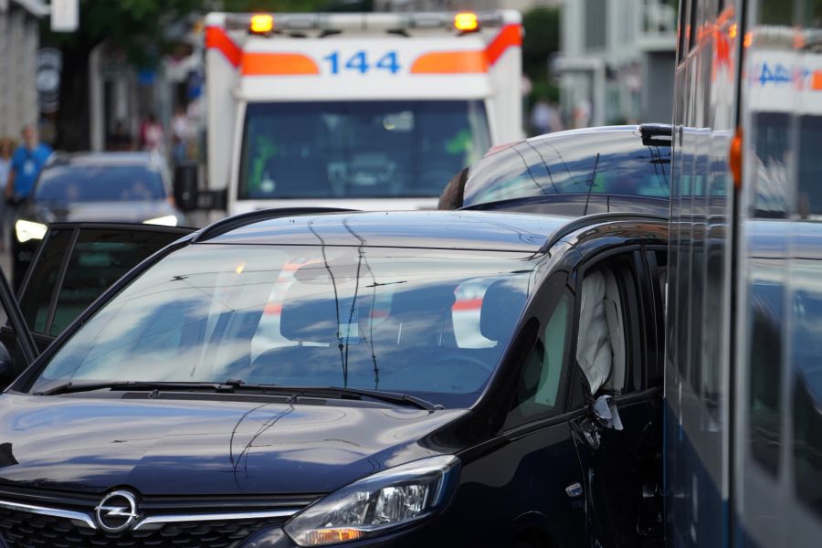 Die Unfallstelle in Zürich.