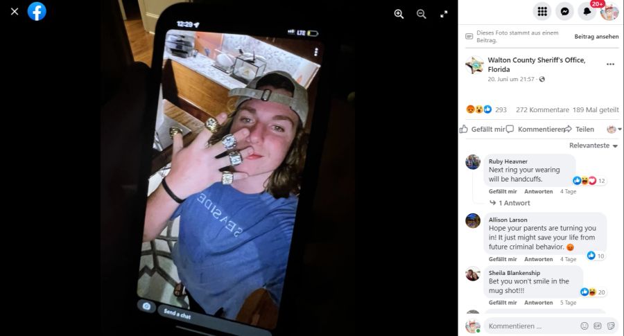 Die Täter haben ihre Taten auf Social-Media bestens dokumentiert – perfekt für die Polizei.