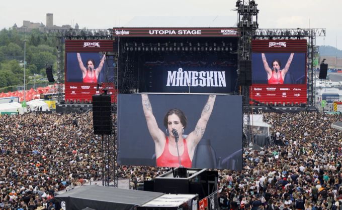 Maneskin am Rock am Ring Festival in Nürburg in Deutschland. maneskin