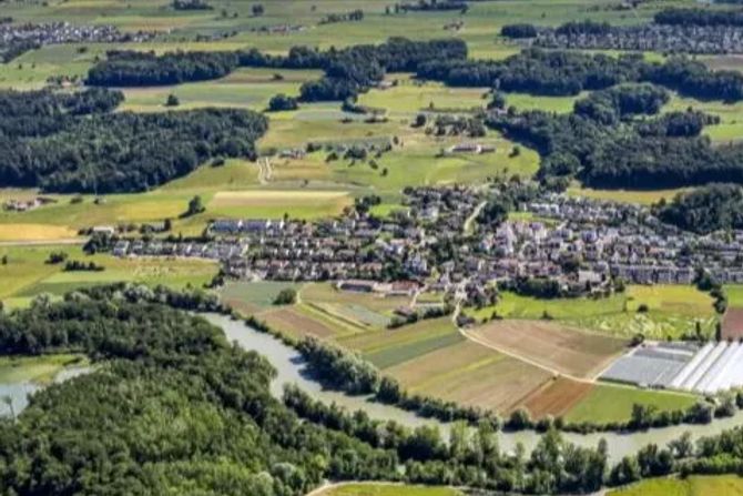 Eggenwil Luftaufnahme