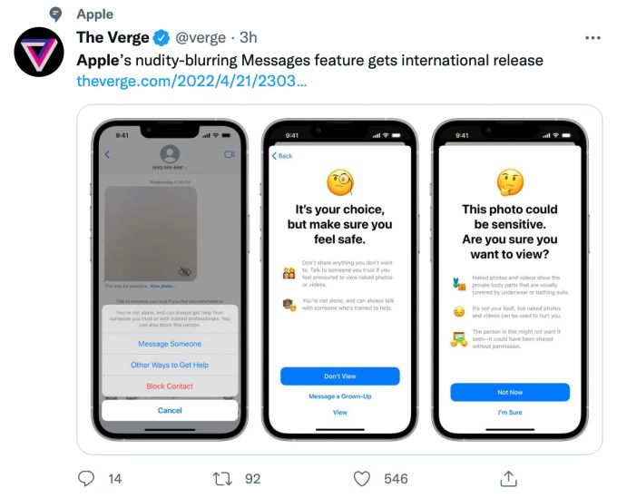 Apple führt den Kinderpornografie-Filter jetzt auch in Grossbritannien ein. apple