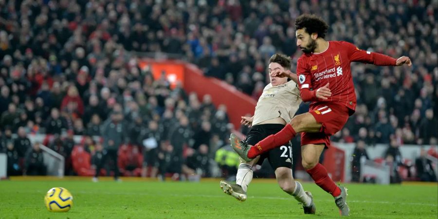 Mohamed Salah erzielt einen Treffer für die Reds.